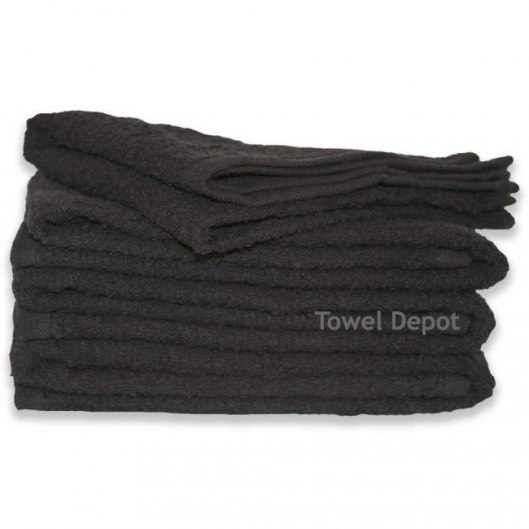 Black Salon Hand Towels Bleach Resistant.jpg